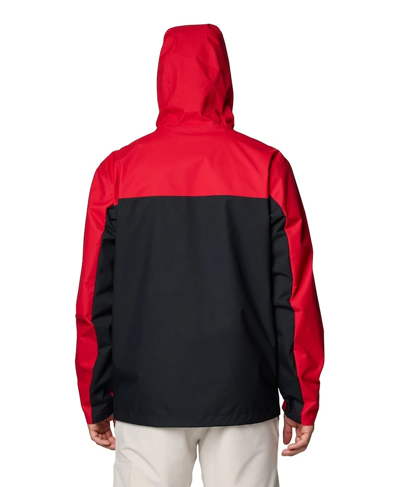 Columbia Men's Red Wisconsin Badgers Field Bound Omni-Tech Full-Zip Jacket