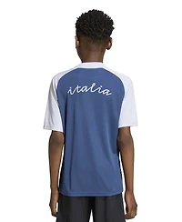 Adidas Big Boys and Girls Blue Italy National Team 2026 Pre-Match Jersey