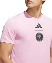Adidas Men's Light Pink Inter Miami Cf 2026 Jersey Hook Pregame T-Shirt