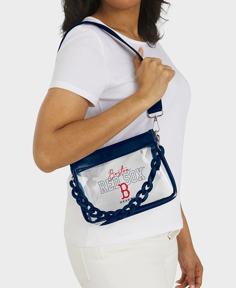 Wear by Erin Andrews Boston Red Sox Plastic Chain Mini Crossbody Bag