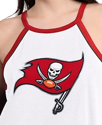 G-iii 4Her by Carl Banks Women's White Tampa Bay Buccaneers Redemption Win Slub Tank Top