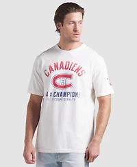 Fanatics Men's White Montreal Canadiens Decades Collection Timeless T-Shirt