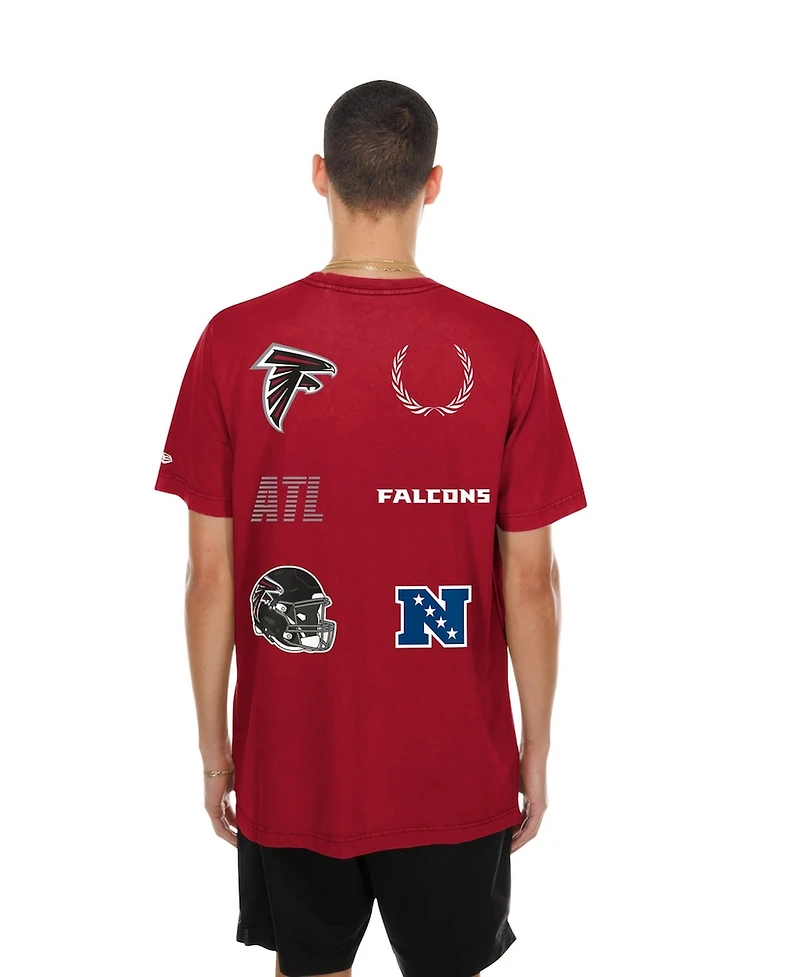 New Era Men's Red Atlanta Falcons Match T-Shirt