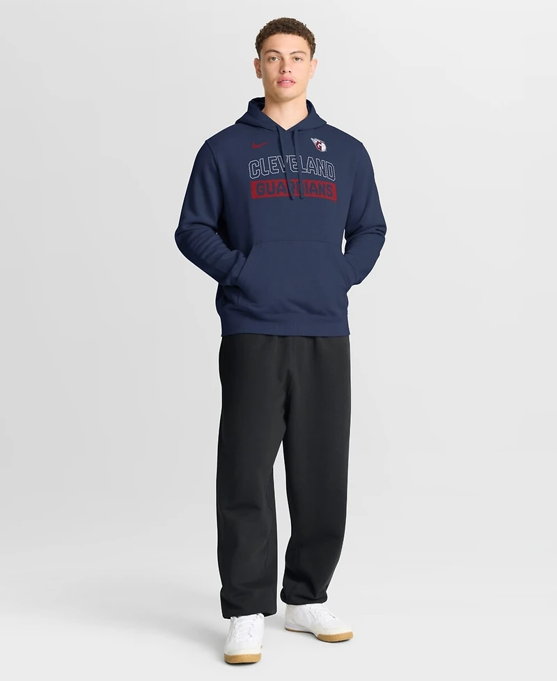 Nike Men's Navy Cleveland Guardians Primetime Club Hoodie