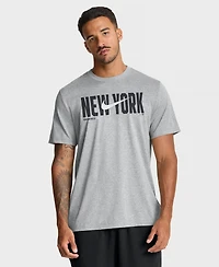 Nike Men's Heather Gray New York Yankees Swoosh Legend Dri-fit T-Shirt