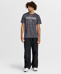 Nike Men's Black Atlanta Braves Velocity Dri-fit T-Shirt