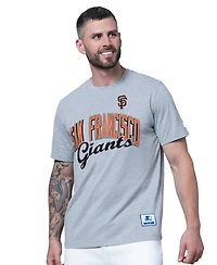 Starter Men's Black/Heather Gray San Francisco Giants Two-Pack T-Shirt Set