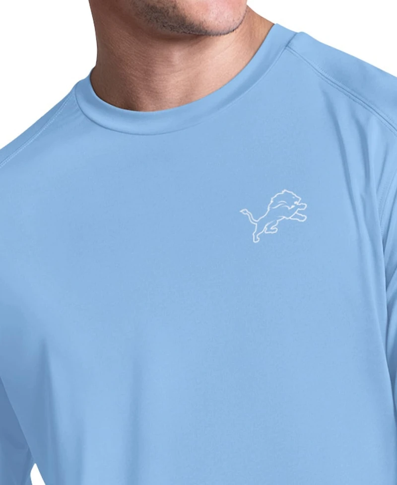 Margaritaville Men's Light Blue Detroit Lions Life's A Beach Long Sleeve Rashguard