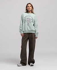 Mitchell & Ness Women's Green San Diego Padres Yacht Rock Sweatshirt