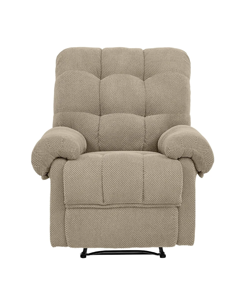 Clihome Recliner Chair, Overstuffed Armchair,Living Room Seating, Reading Chair,Ergonomic Lounge Soft Fabric