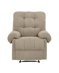 Clihome Recliner Chair, Overstuffed Armchair,Living Room Seating, Reading Chair,Ergonomic Lounge Soft Fabric