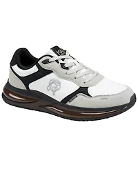 Karl Lagerfeld Men's Nadir Mixed-Media Lace-Up Runner Sneakers
