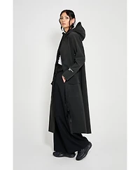 Stutterheim Women's Mosebacke Long Patch Matte Raincoat