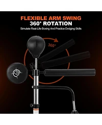 Xo 5-in-1 Punching Bag with Stand, Freestanding Heavy Boxing Bag with Suction Base, Adjustable Training Equipment for Mma Kickboxing Home Gym