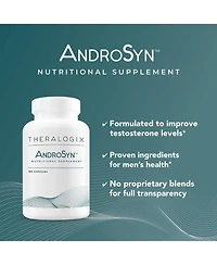 Theralogix AndroSyn, Healthy Testosterone Levels,180 Capsules