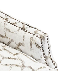 Gaspare 2-Piece Fabric Wing Chair and Ottoman Set, Macy's Exclusive