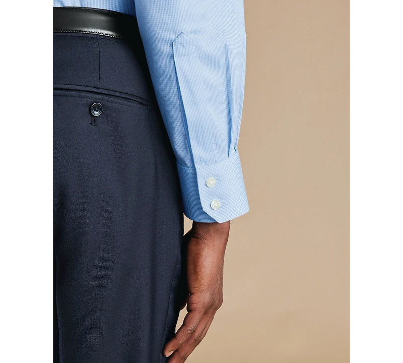 Charles Tyrwhitt Men's Spread Collar Solid Dress Shirt, Macy's Exclusive