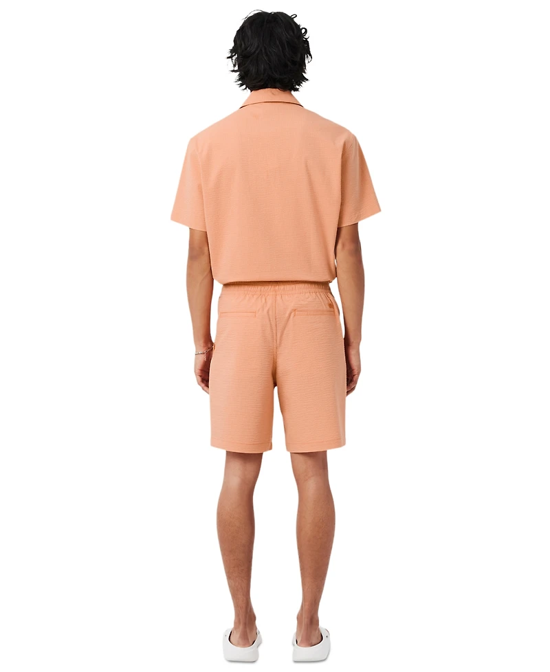 Lacoste Men's Seersucker Relaxed-Fit Shorts