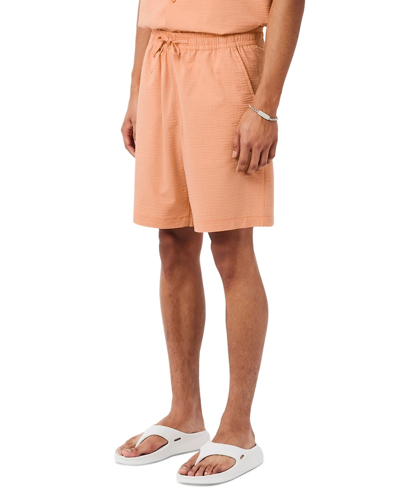 Lacoste Men's Seersucker Relaxed-Fit Shorts