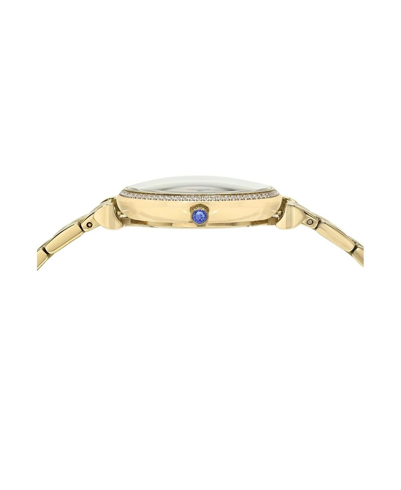 Porsamo Bleu Women's Emma Stainless Steel Gold Tone and Mop Dial Watch 1142BEMS