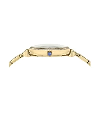 Porsamo Bleu Women's Emma Stainless Steel Gold Tone and Mop Dial Watch 1142BEMS