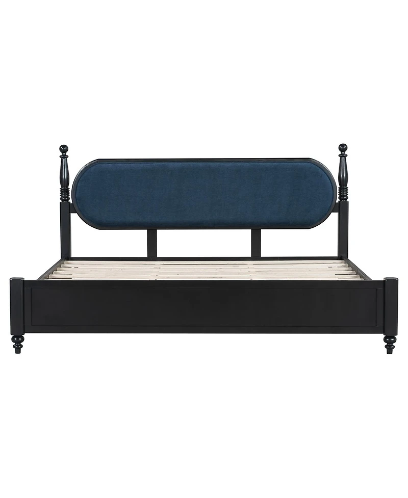 Streamdale Furniture Solid Wood Platform Bed Frame