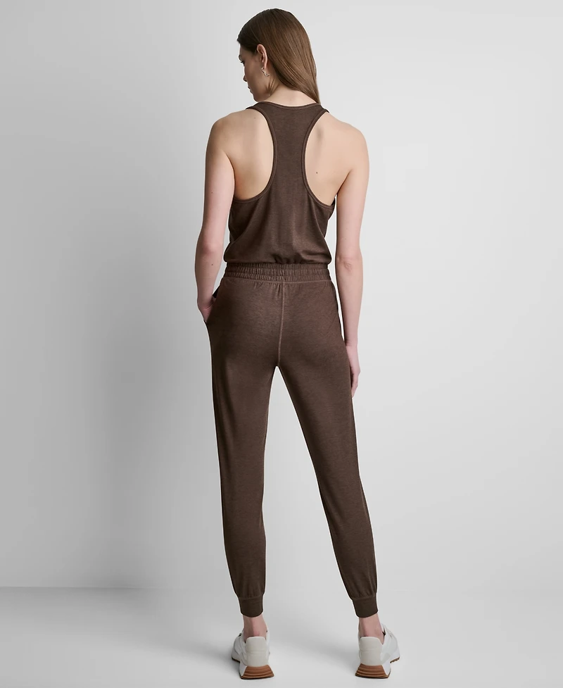 Dkny Sport Women's Spacedye Tank Jumpsuit