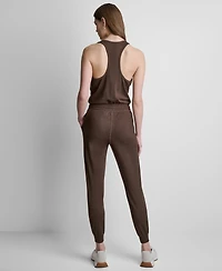 Dkny Sport Women's Spacedye Tank Jumpsuit