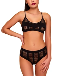 Hauty Women's Seamless Bralette and Hipster Lingerie, 2-Piece Set