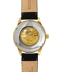 Porsamo Bleu Men's Cassius Automatic Genuine Leather Band Watch 801BCAL