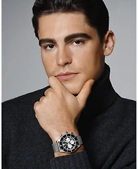 Porsamo Bleu Men's Brandon Stainless Steel Bracelet Watch 1011ABRS