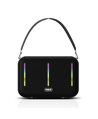 Rca Flame-203 Portable Bluetooth Speaker Wireless Karaoke Speaker with Mic and Rgb Light