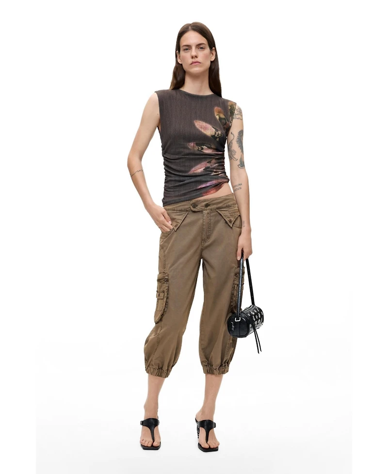 Desigual Women's Sleeveless Knit T-shirt