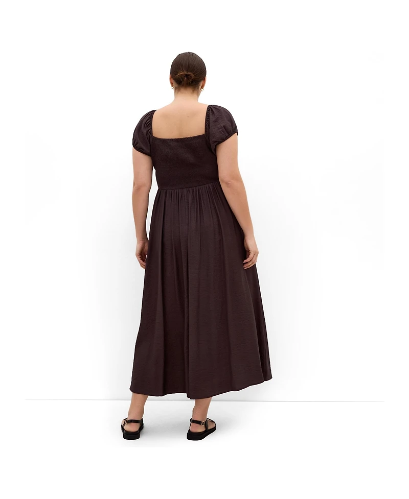 City Chic Plus Abbigail Split Maxi Dress