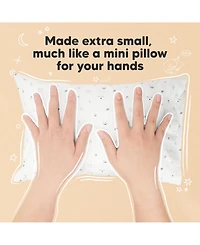 KeaBabies Toddler Mini Pillow and Pillowcase for Crib, 9x13 Small Travel