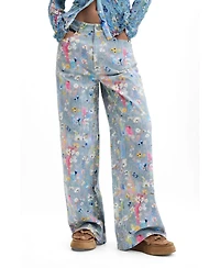 Desigual Women's Printed denim trousers