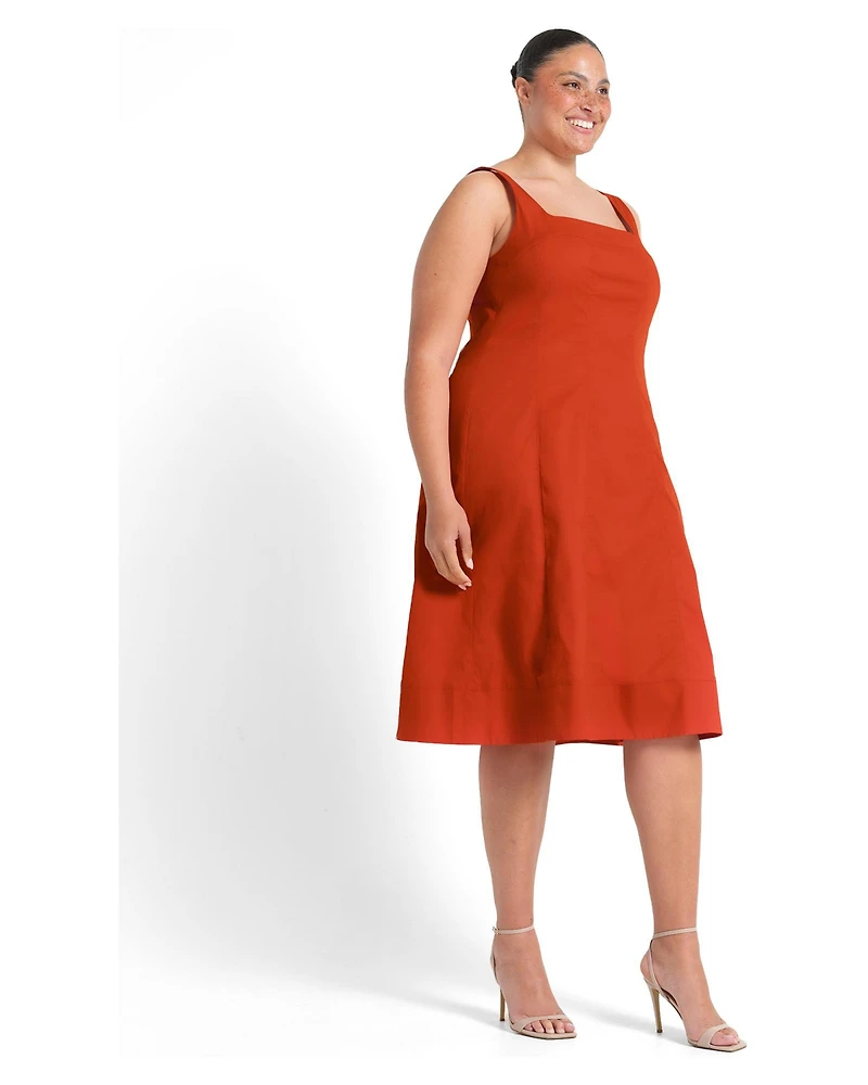 Estelle Women's Rohana A-Line Cotton Summer Mini Dress
