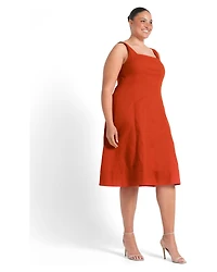 Estelle Women's Rohana A-Line Cotton Summer Mini Dress