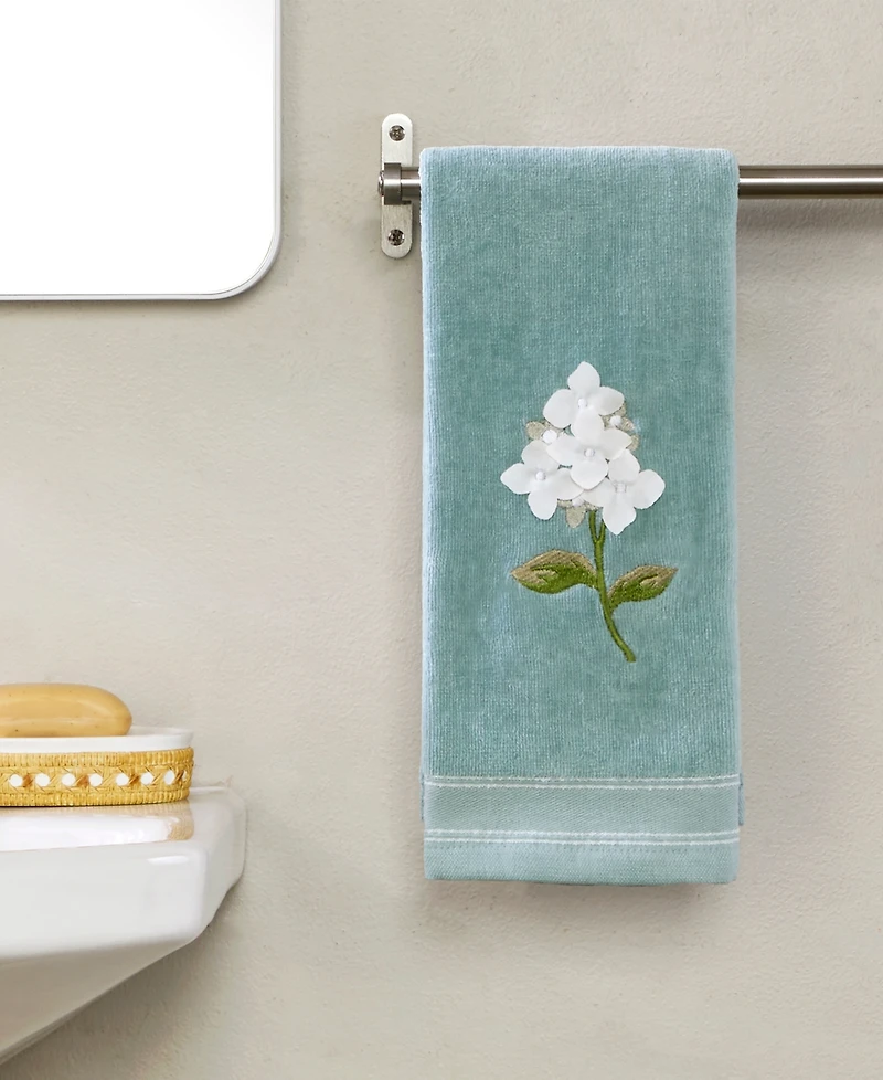 Skl Home Farm Hydrangea Curved 2-Piece Hand Towel Set