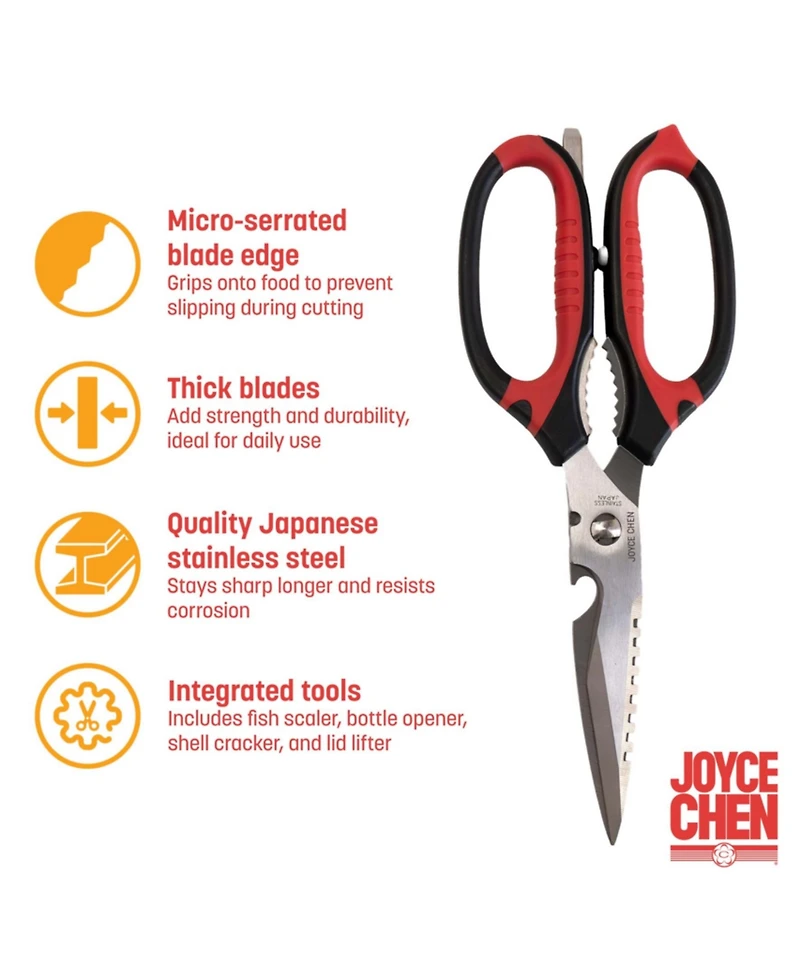 Joyce Chen Deluxe 9" Multi-Use Kitchen Shears