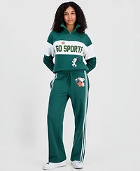 Peanuts Juniors' Snoopy Football Sweatpants