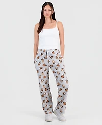 Love Tribe Juniors' Halloween Teddy Bear Straight-Leg Sweatpants