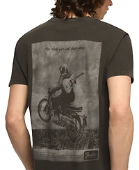 Lucky Brand Men's Fender Moto Graphic T-Shirt