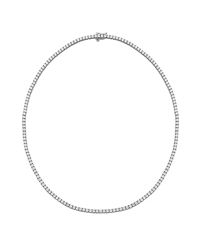 Arabella White Cubic Zirconia Tennis Necklace (20-1/4 ct. t.w.) in Sterling Silver