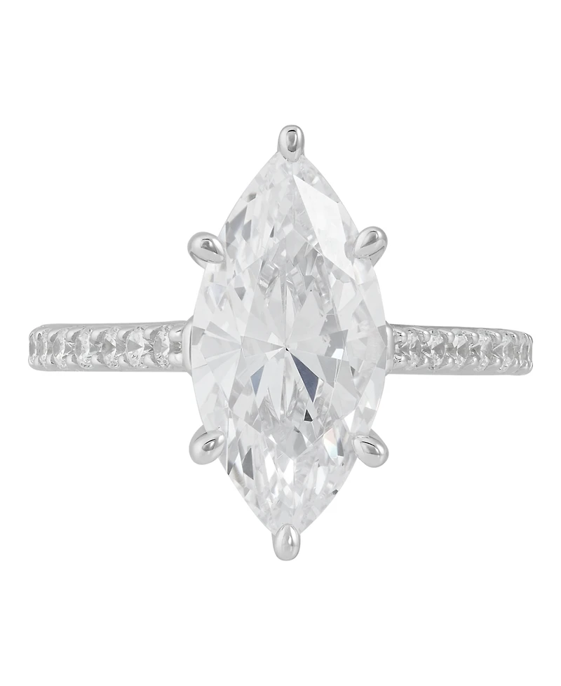 Arabella White Cubic Zirconia Ring (7-1/3 ct. t.w.) in Sterling Silver Rhodium