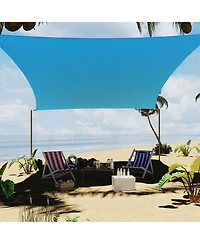 gaomon 8inch X1inches Sun Shade Sail Shade Cloth, Sunshade for Patio, Backyard, Deck, Garden, Sand
