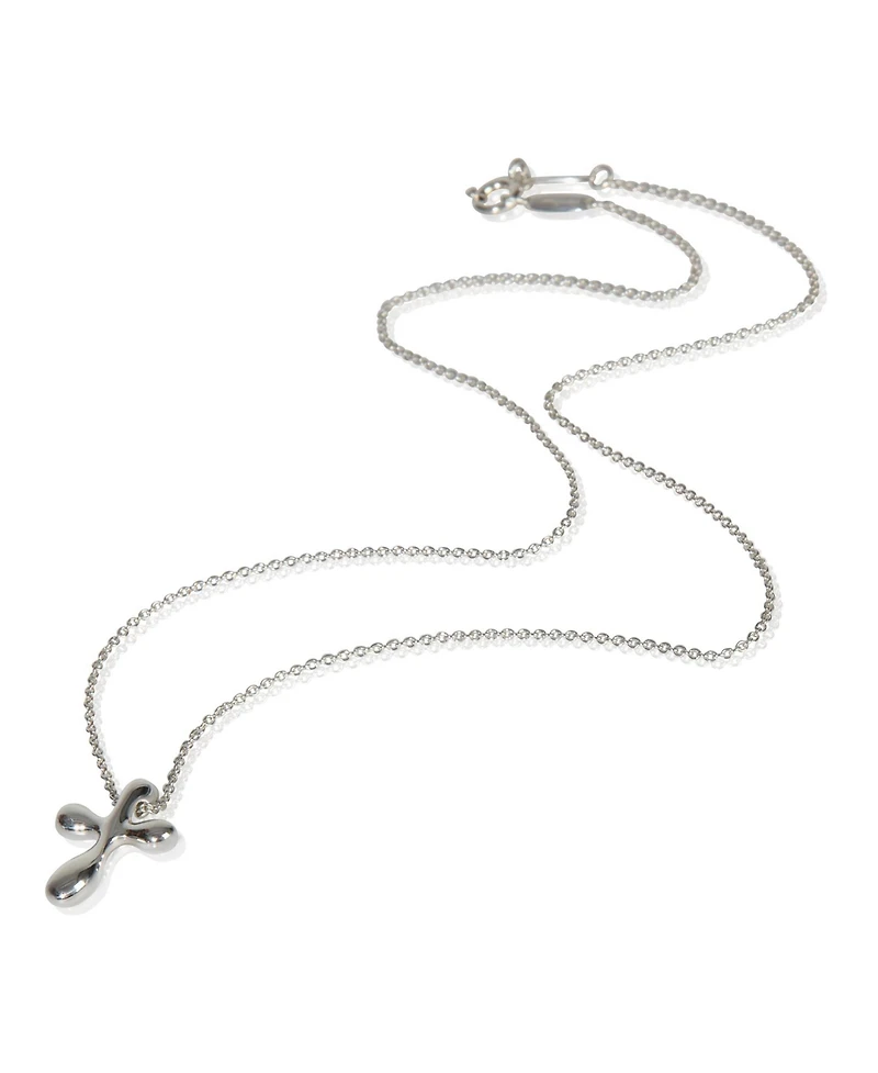 Pre-Owned Tiffany & Co Sterling Silver Elsa Peretti Cross Pendant