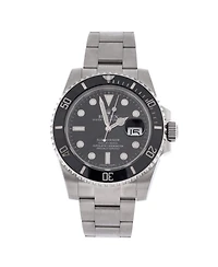 Pre-Owned Rolex Oyster Perpetual Submariner Date Automatic Watch in Stainless Steel and Cerachrom 40mm