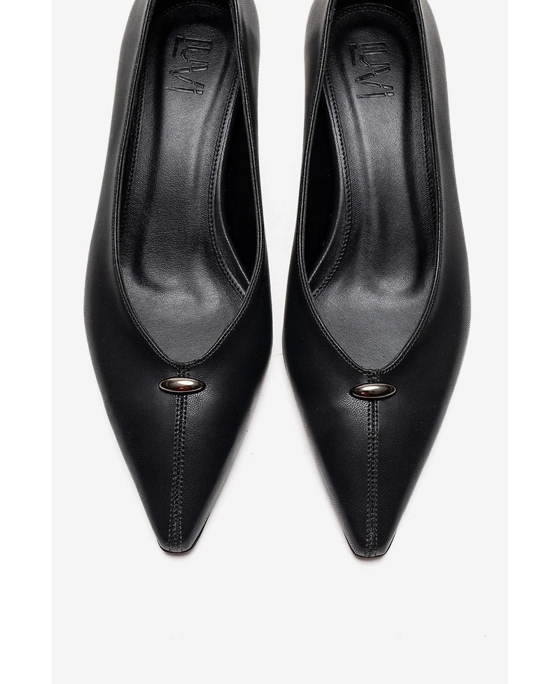 Prologue Shoes Versay Pointed Toe Kitten Heel Pump