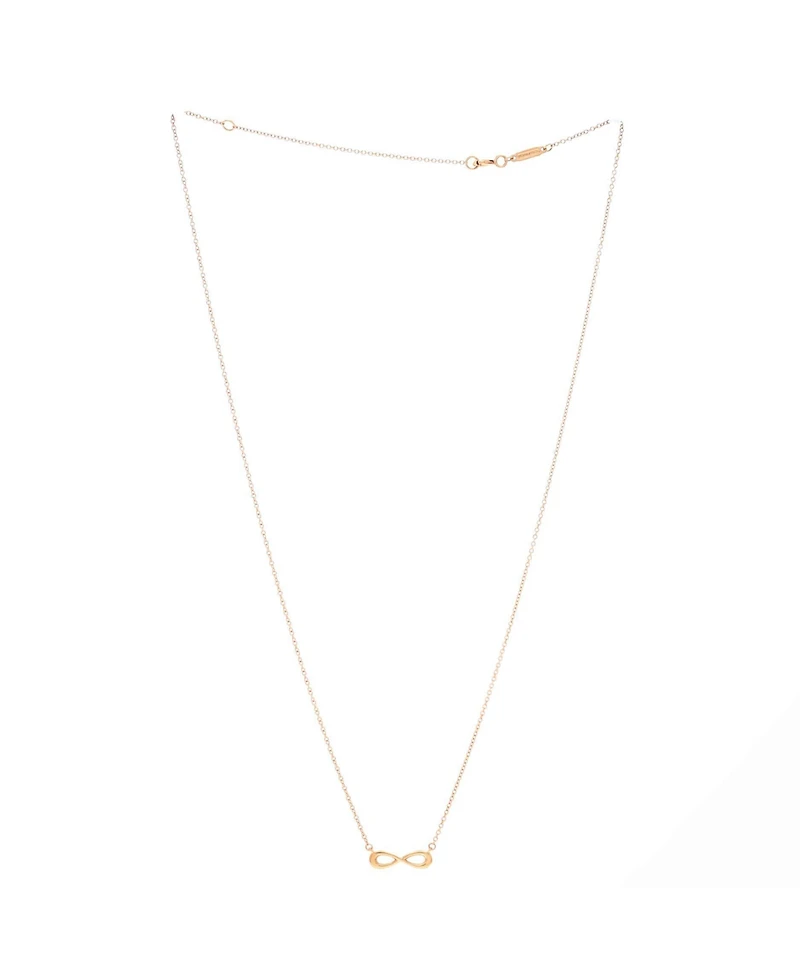 Pre-Owned Tiffany & Co Infinity Double Chain Pendant Necklace